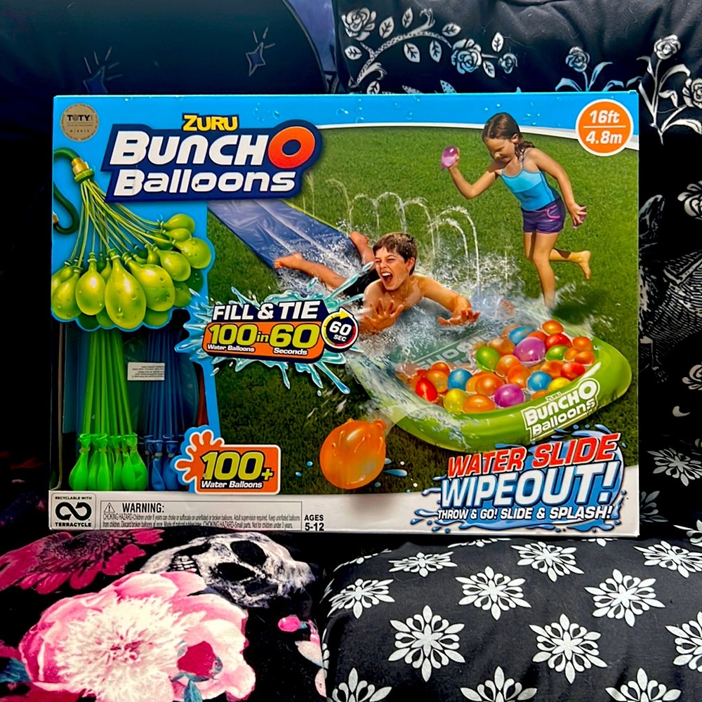 BunchO Balloons Water Slide Wipeout set